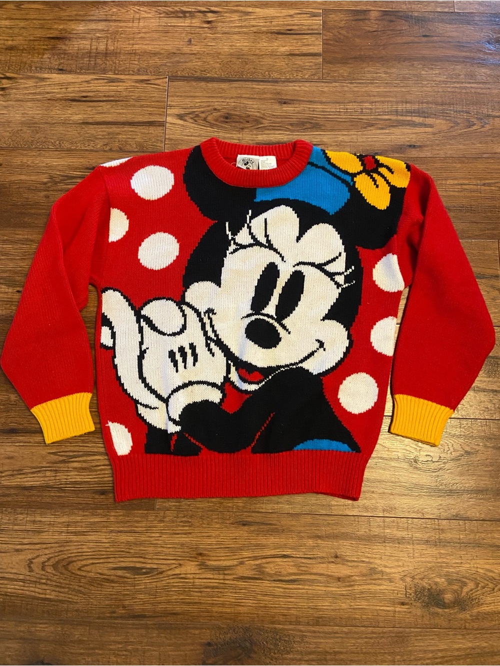 Vintage 90s Minnie Mouse Disney Sweater M Crewneck Retro Clowncore Mickey & Co.